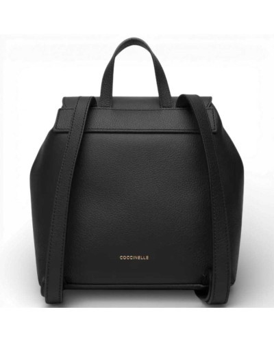 Coccinelle Nikla Schultertasche Damen Schwarz/Cognac aus
