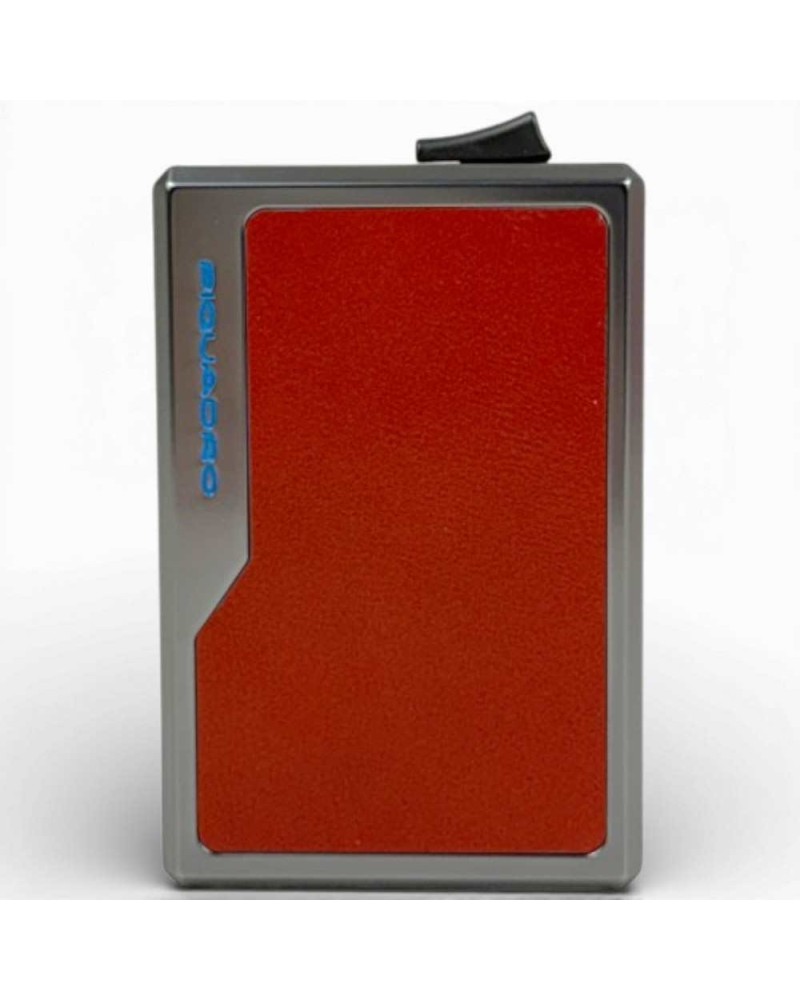 Piquadro Blue Square Kreditkartenetui Unisex Lederbraun aus