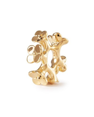 Trollbeads Corona di Fiori, placcato oro | PoppinsBags