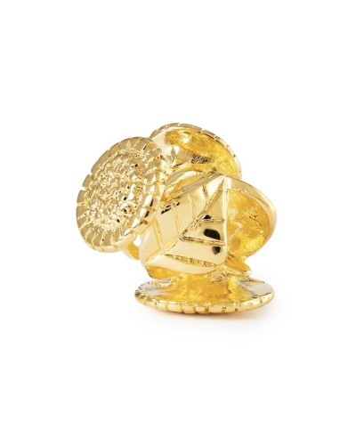 Trollbeads Sunflower, gold-plated | PoppinsBags