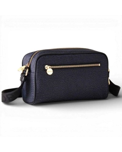 Bolso Camera Case S. BORBONESE Tejido Reciclado OP Azul