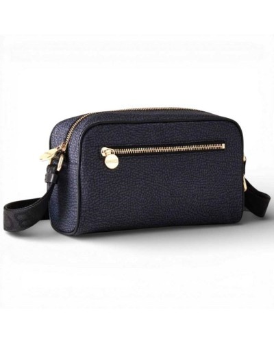 Bolso Camera Case S. BORBONESE Tejido Reciclado OP Azul