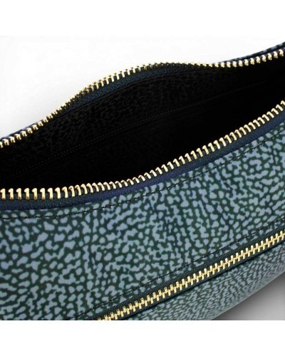 Bolso Luna Bag Mini BORBONESE Tejido Reciclado OP Azul