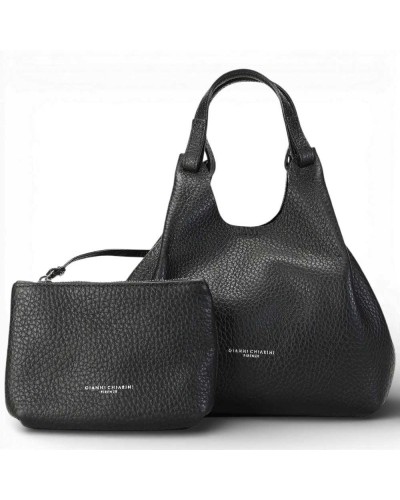 Gianni Chiarini Dua Bag Women Black Leather | PoppinsBags