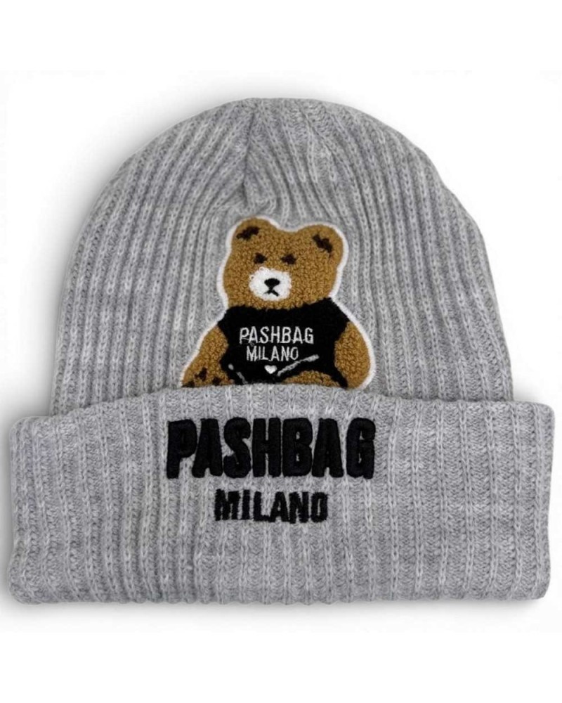 Pashbag Gorro Identity Mujer Gris en Tejido | PoppinsBags