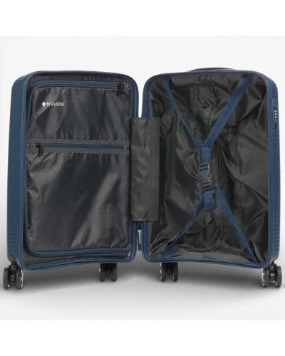 Travelite Trolley Air Stripe S Unisex Azul Marino en
