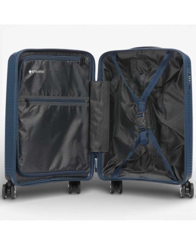 Travelite Trolley Air Stripe S Unisex Azul Marino en