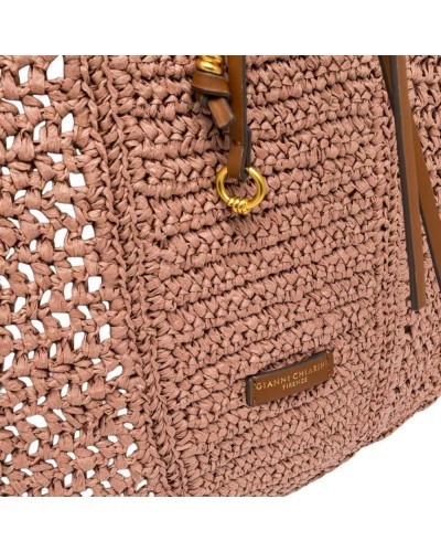 Gianni Chiarini Bolso Nefeli Mujer Blush en Tejido e