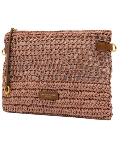 Gianni Chiarini Bolso Nefeli Mujer Blush en Paja y