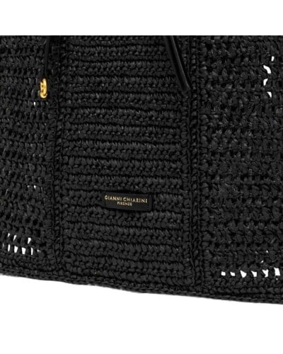 Gianni Chiarini Borsa Nefeli Donna Nero in Tessuto e