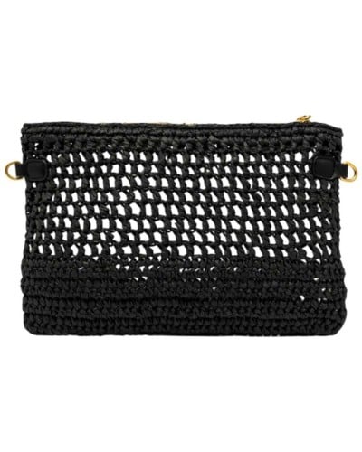 Gianni Chiarini Bolso Nefeli Mujer Negro en Tejido y