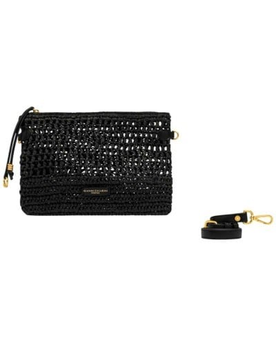 Gianni Chiarini Bolso Nefeli Mujer Negro en Tejido y