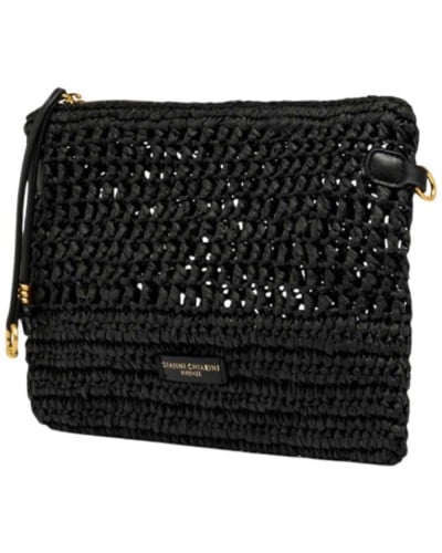 Gianni Chiarini Bolso Nefeli Mujer Negro en Tejido y