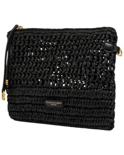 Gianni Chiarini Bolso Nefeli Mujer Negro en Tejido y