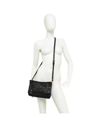 Gianni Chiarini Bolso Nefeli Mujer Negro en Tejido y