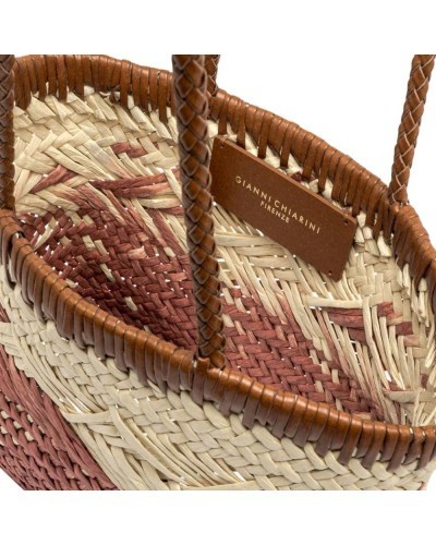Gianni Chiarini Bolso Paloma Mujer Blush en Paja y