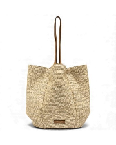 Gianni Chiarini Bolso Lily Mujer Natural-Cuero en Tejido y