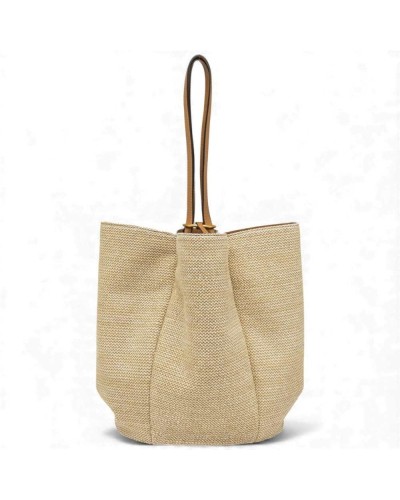 Gianni Chiarini Bolso Lily Mujer Natural-Cuero en Tejido y