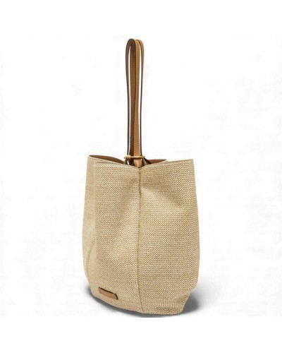 Gianni Chiarini Bolso Lily Mujer Natural-Cuero en Tejido y