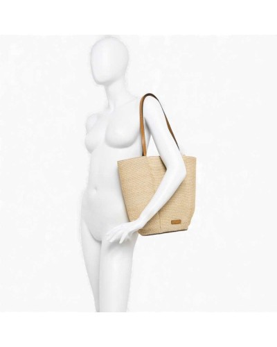 Gianni Chiarini Bolso Lily Mujer Natural-Cuero en Tejido y