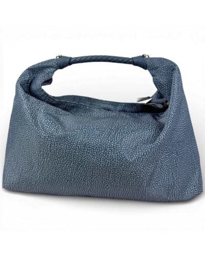 BORBONESE Hobo Bag M. Lapis Blue | PoppinsBags