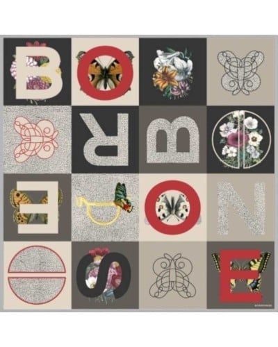 BORBONESE Seidentuch Color Block 90x90 OP