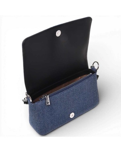 Love Moschino Borsa Denim Donna Blu in Tessuto | PoppinsBags