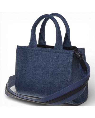Love Moschino Borsa Denim Donna Blu in Tessuto | PoppinsBags