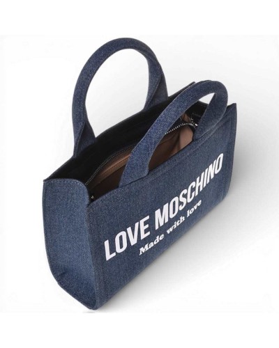 Love Moschino Borsa Denim Donna Blu in Tessuto | PoppinsBags