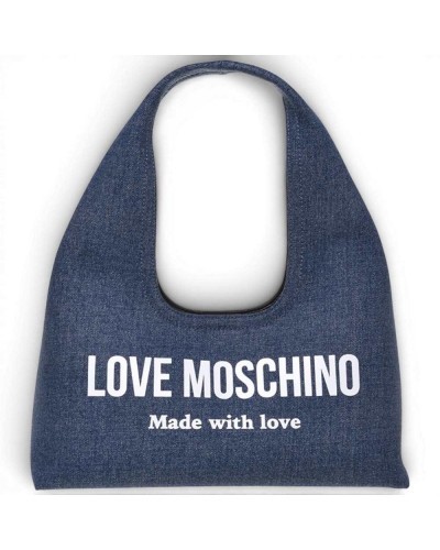 Love Moschino Denim Tasche Damen Blau aus