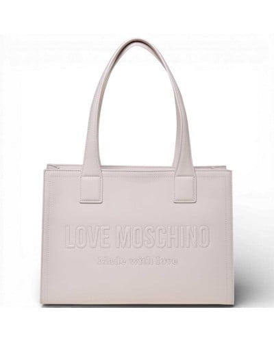 Love Moschino Bolso Grs Mujer Marfil en