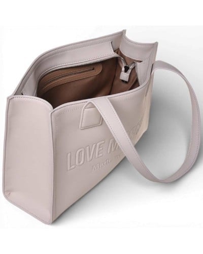Love Moschino Bolso Grs Mujer Marfil en
