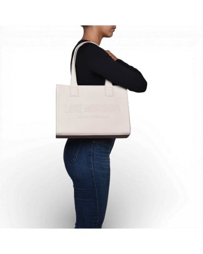 Love Moschino Bolso Grs Mujer Marfil en