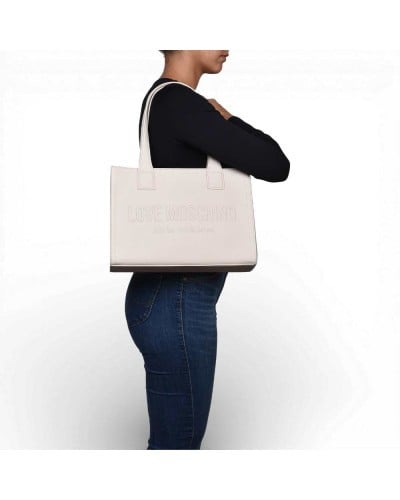 Love Moschino Bolso Grs Mujer Marfil en