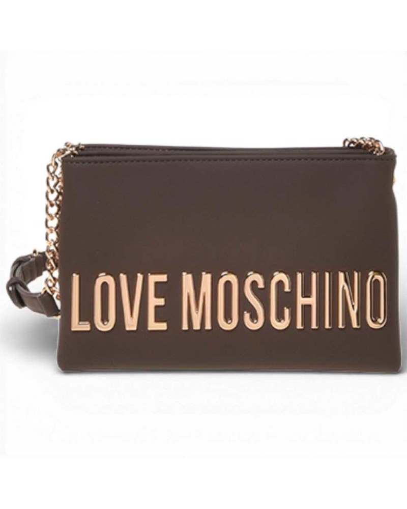 Love Moschino Grs Bag Women Mud-Grey Synthetic | PoppinsBags
