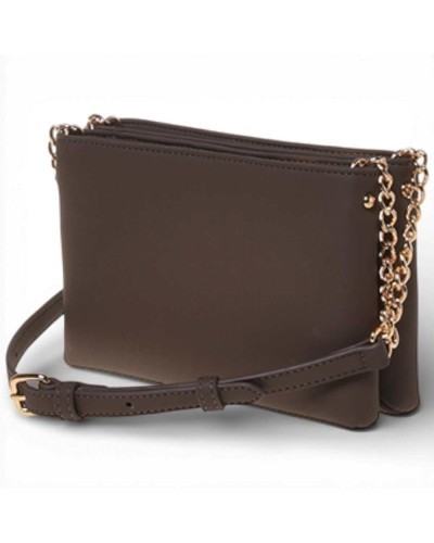 Love Moschino Grs Bag Women Mud-Grey Synthetic | PoppinsBags