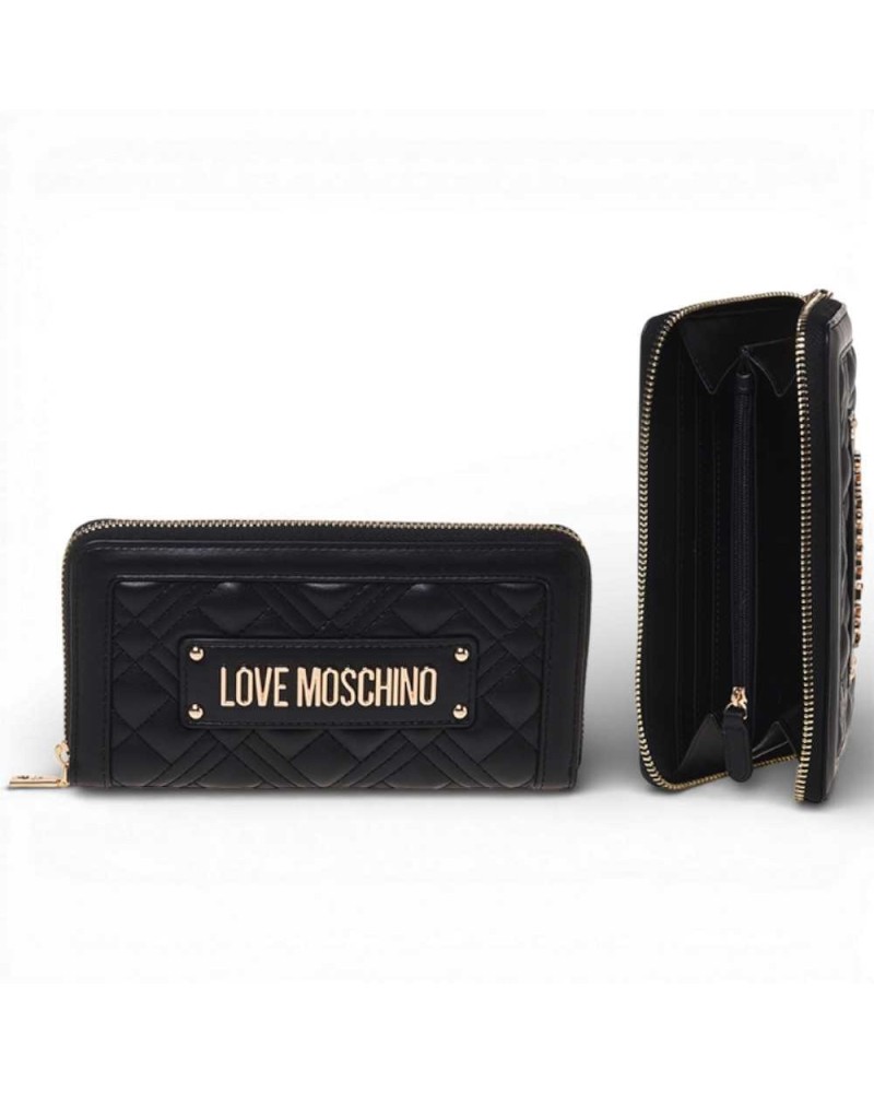 Love Moschino Portafoglio Quilted Donna Nero in