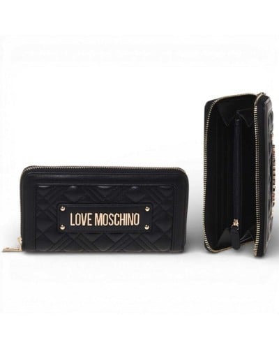 Love Moschino Portafoglio Quilted Donna Nero in