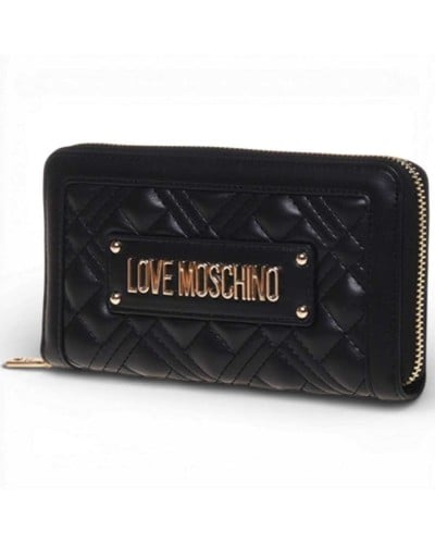 Love Moschino Portafoglio Quilted Donna Nero in