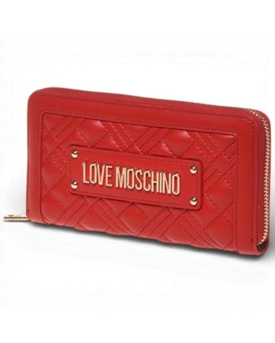 Love Moschino Quilted Wallet Women Red
