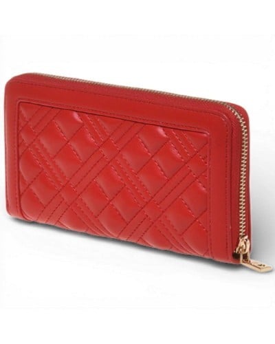 Love Moschino Quilted Wallet Women Red