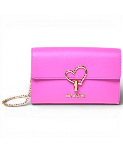 Love Moschino Handtasche Damen Rosa aus gestepptem