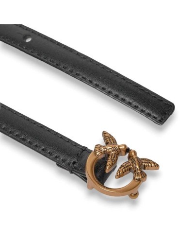 Cintura PINKO love berry Donna Pelle Nero | PoppinsBags