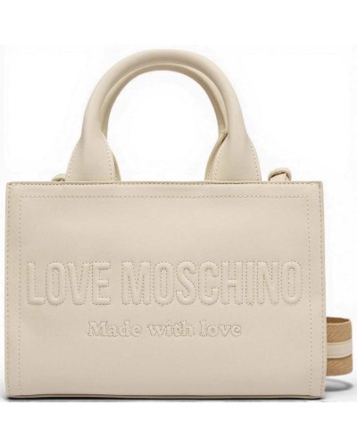 Love Moschino Grs Umhängetasche Damen Elfenbein aus