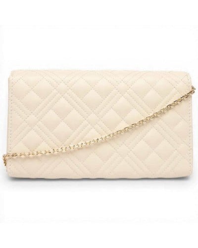 Love Moschino Quilted Bag Women Ivory
