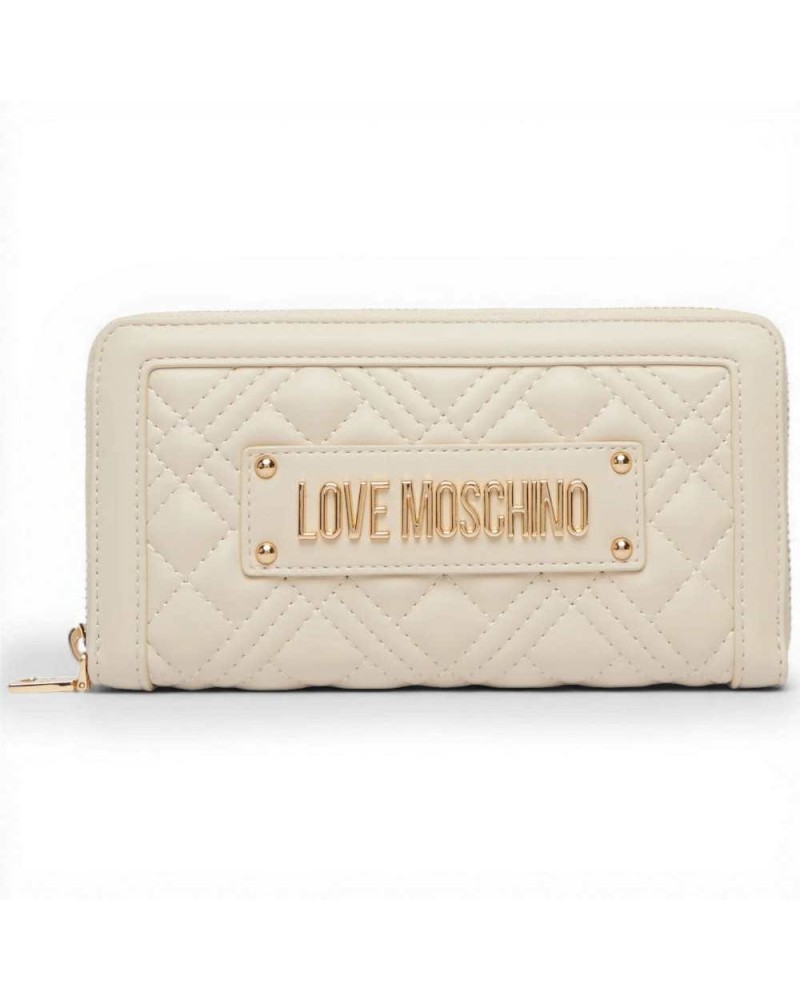 Love Moschino Portafoglio Quilted Donna Avorio in