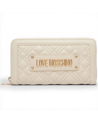 Love Moschino Portafoglio Quilted Donna Avorio in