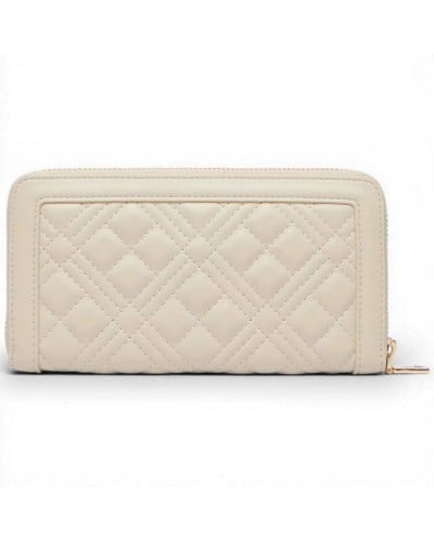 Love Moschino Portafoglio Quilted Donna Avorio in