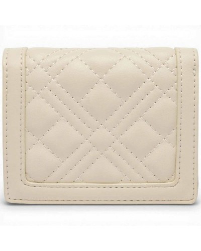 Love Moschino Quilted Portemonnaie Damen Elfenbein aus