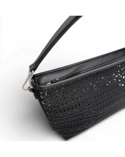 Gianni Chiarini Borsa Mashup Donna Nero in Tessuto e